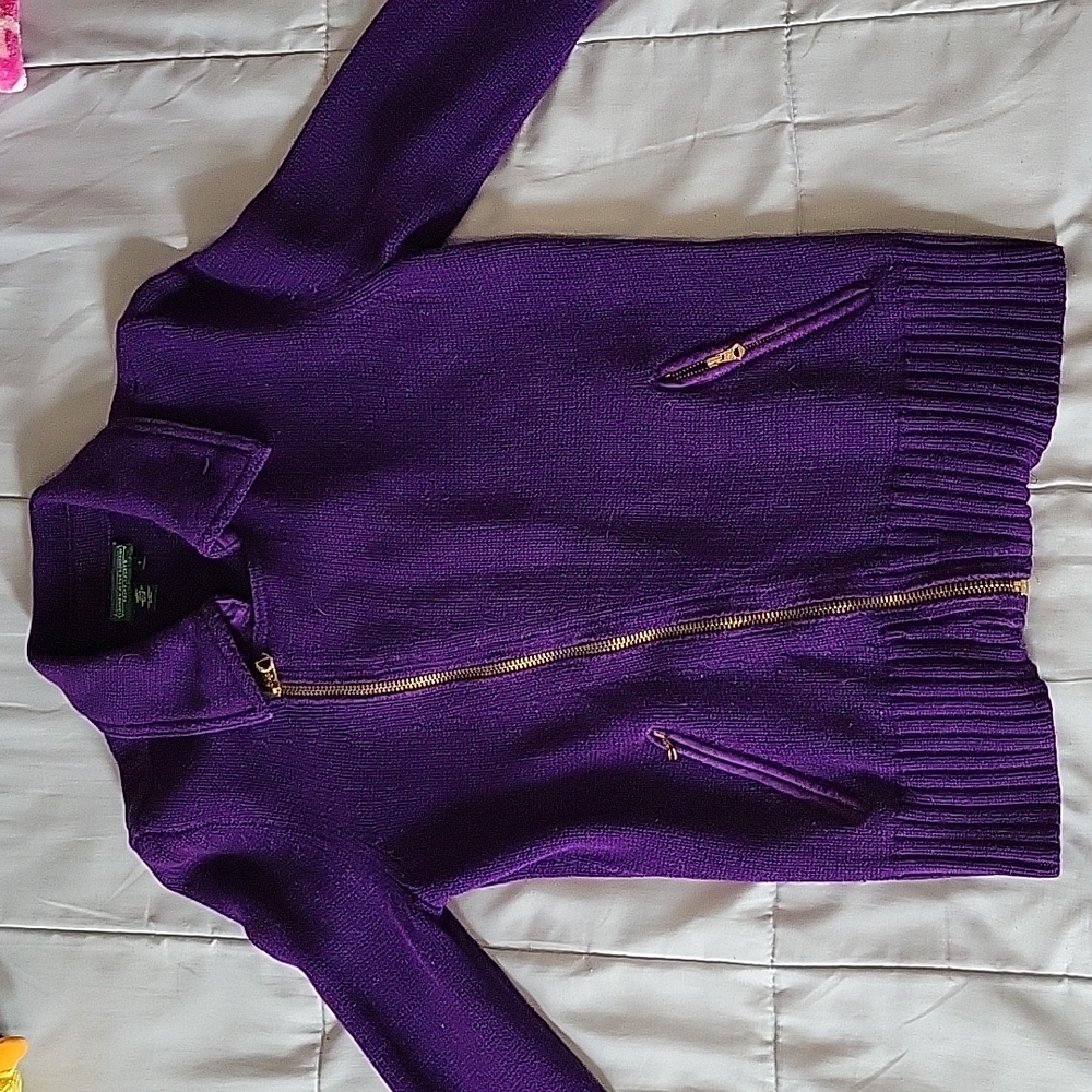 Ralph Lauren zip up sweater